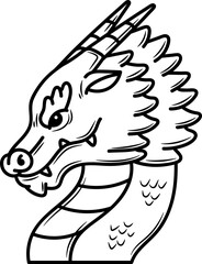 Chinese Dragon Illustration