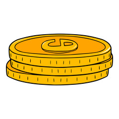 gold Coin illustration vector