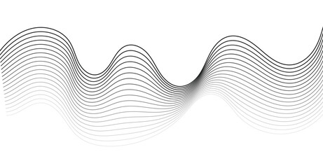 abstract flowing wavy lines background