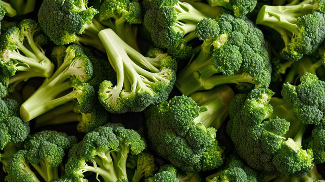  a pile of green broccoli florets with lots of broccoli florets in the bottom right corner of the picture and bottom corner of the picture.
