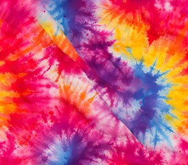 Fototapeta premium Tye and Dye, Fabric Patterm, Seamless Pattern.