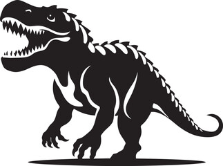 Contemporary Dinosaur: T-Rex Vector Logo with a Modern Twist