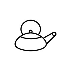 teapot line icon
