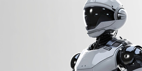 AI robot futuristic artificial intelligence, cyborg, robotics art, illustration, generated ai