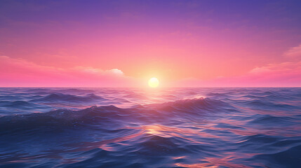 Obraz premium Beautiful sunset sky