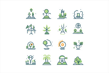 Equipment for water purificatio Fermer,tree ,eclectic  icons set vector neon Pro Vector,Chart line icons set. Graph, finance report, income growth, economy statistic, gantt diagram, infographic, mind 