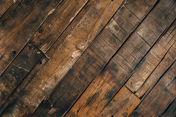 antique weathered primitive wood floor texture background 