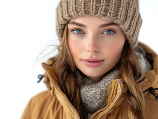 Winter Jacket Young Woman