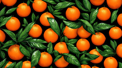 Fresh orange on background. Fresh Fruit 3D style. Generated with AI.