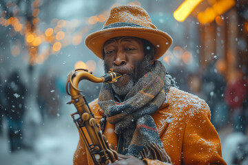 Jazz Performances in Winter Scenery, Vinterjazz, Soulful jazz melodies meet winter vibes: Talented...