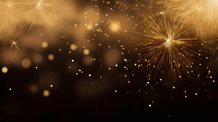 Fototapeta premium Fireworks background for celebration, holiday celebration concept