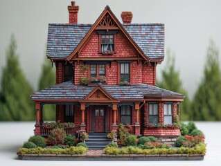 Fototapeta na wymiar Dollhouse Miniature