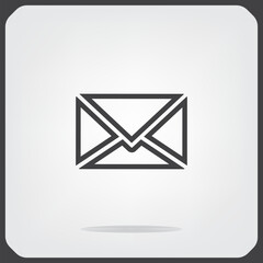 Email address, postal convey, vector illustration on a light background.