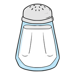 salt and pepper shakers illustration vector