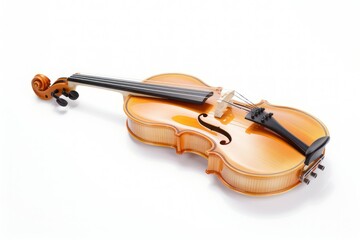 Fototapeta na wymiar Bowed string instruments: cello, double bass, violin, viola, white background. 