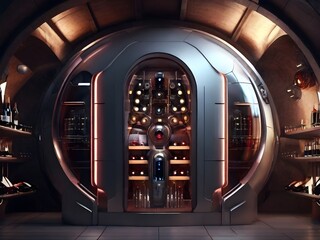 Modern and latest technology of wine cellar