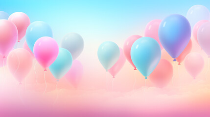 pink and white balloons