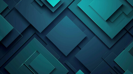 Fototapeta premium Teal and Navy Blue abstract background vector presentation design. PowerPoint and Business background.