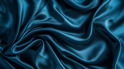 Teal and Navy Blue silk background