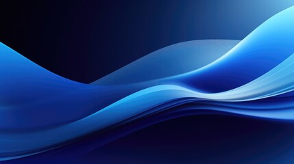 Abstract wave blue backgrounds modern design