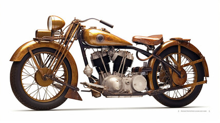 Antique Motorcycle Year 1920