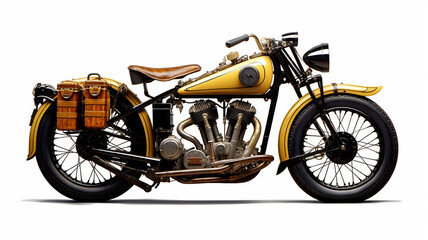 Fototapeta premium Antique Motorcycle Year 1920