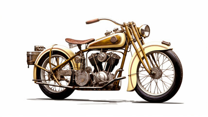 Fototapeta premium Antique Motorcycle Year 1920