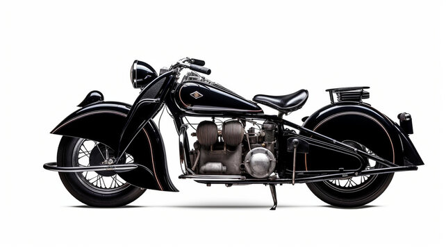 Vintage Motorcycle Year 1940