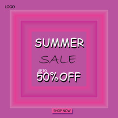 Sale banner of post design for advertisement with editable vector file