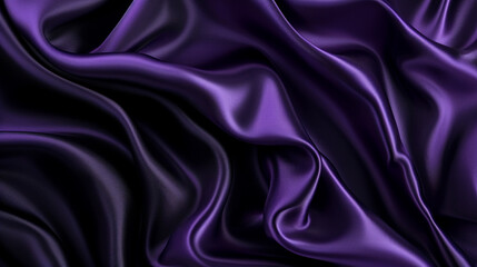 Obraz premium Electric Purple and Black silk background