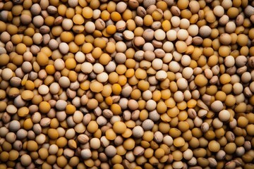 Top view bean legume healthy lentil grain