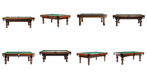 set collection billiard table Artificial Intelligence Generative