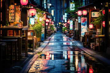 Fototapeta na wymiar street life in Tokyo