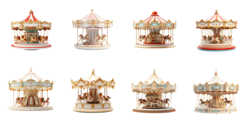 set collection circus tent Artificial Intelligence Generative