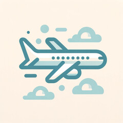 飛行機のイラスト