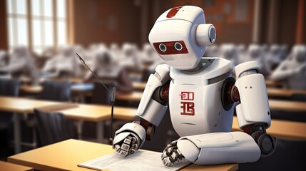 A robot doing well on the ibs exam, 