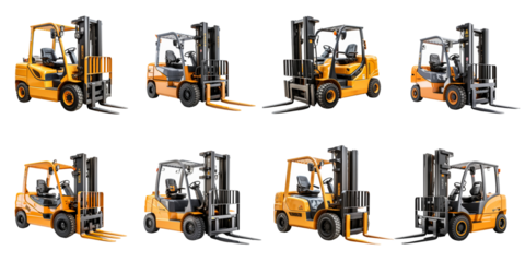 set collection forklift Artificial Intelligence Generative