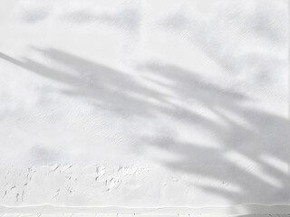 Obraz premium afternoon-sunshine-casting-soft-shadows-against-colorless-texture-laden-walls-minimalistic
