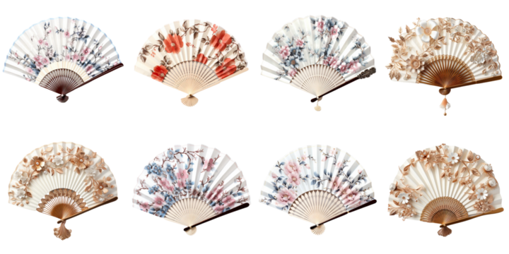 set collection folding fan Artificial Intelligence Generative