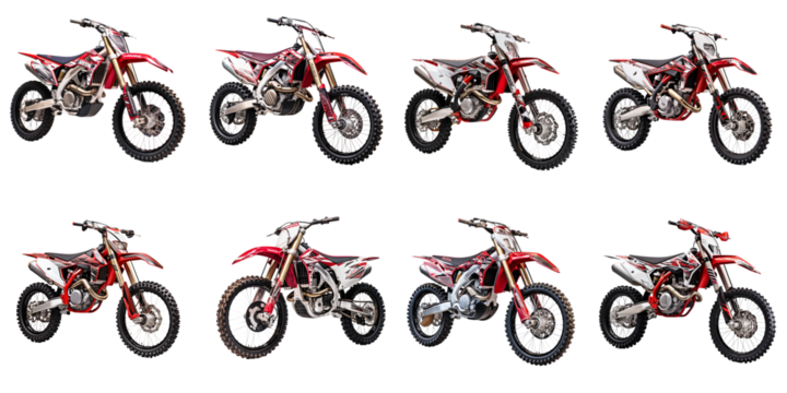 set collection Dirt bike Artificial Intelligence Generative