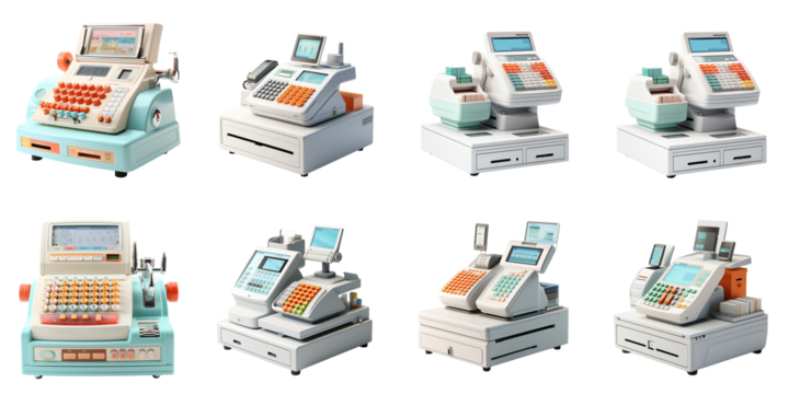 set collection cash register Artificial Intelligence Generative