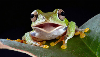 Frog Looking Surprised