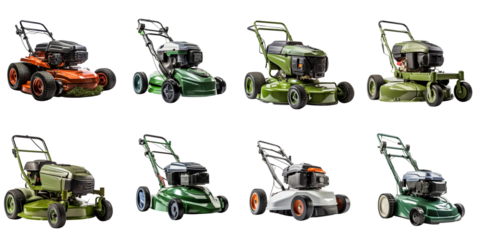 set collection lawn mower Artificial Intelligence Generative