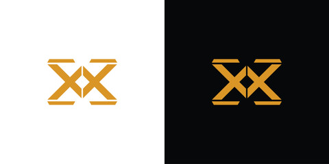 Modern and strong X logo design - obrazy, fototapety, plakaty