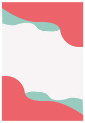 abstract background with wavy lines, vector illustration in flat design. background, backdrop, banner, template, book cover. Background design elements for various purposes