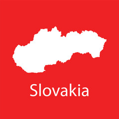 Slovakia map icon vector