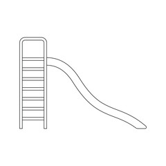 Children's slide icon vector illustration design