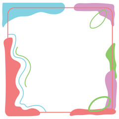 Wallpaper gradient with liquid shape. Illustration colorful template banner with soft curve and wave. 液体の形をした壁紙のグラデーション。 柔らかい曲線と波を持つイラストのカラフルなテンプレート バナー。