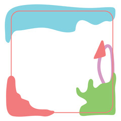 Wallpaper gradient with liquid shape. Illustration colorful template banner with soft curve and wave. 液体の形をした壁紙のグラデーション。 柔らかい曲線と波を持つイラストのカラフルなテンプレート バナー。