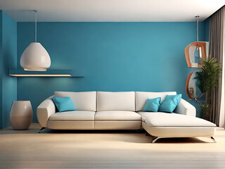 modern living room with sofa ,modern living room ,living room interior